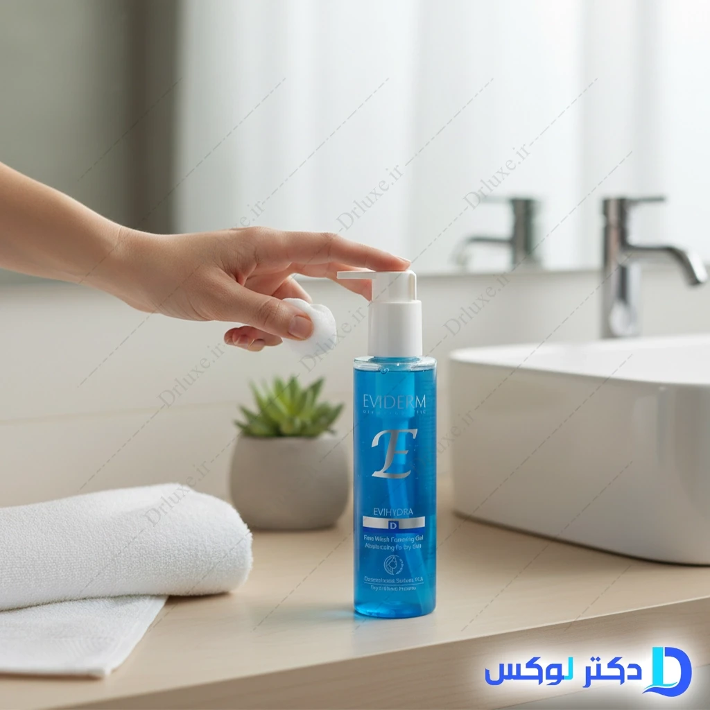 فوم ژل شستشو و آبرسان صورت اویدرم پوست خشک